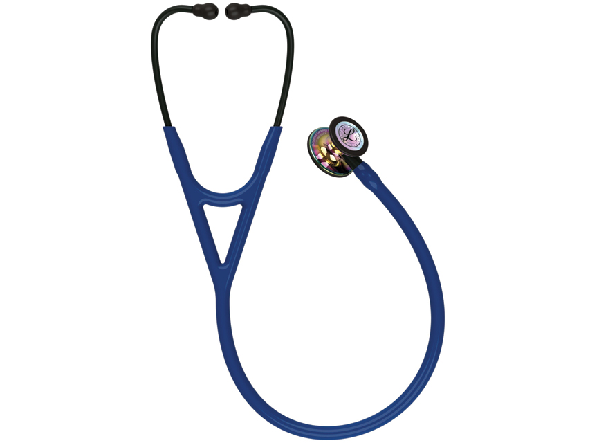 LITTMANN® CARDIOLOGY, 2 LITTMANN CARDIOLOGY IV - 6242 - navy blue - rainbow finish