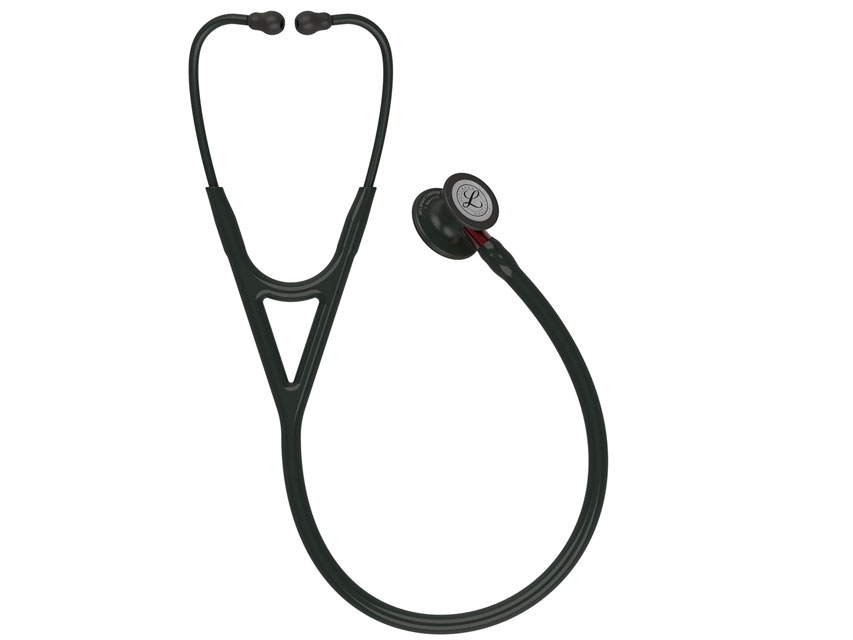 LITTMANN® CARDIOLOGY, 2 LITTMANN CARDIOLOGY IV - 6200 - black - black finish - red stem