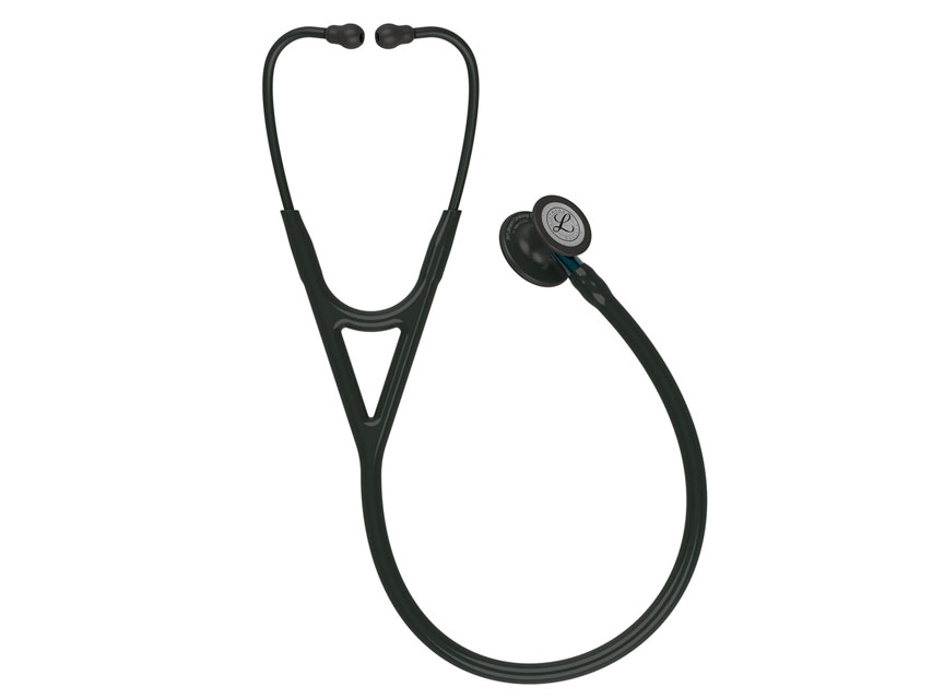 0203 LITTMANN CARDIOLOGY IV - 6201 - black - black finish - blue stem