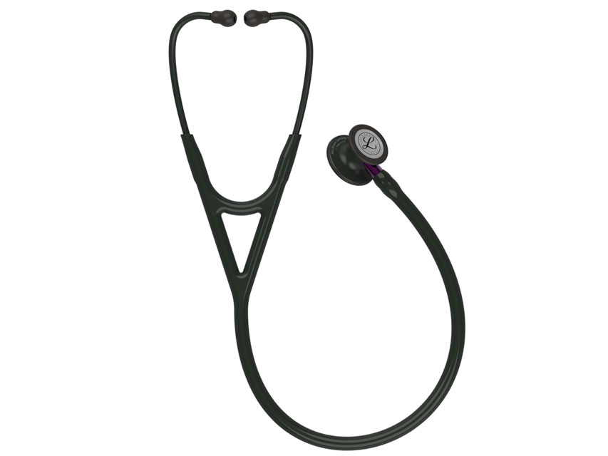 LITTMANN® CARDIOLOGY, 4 LITTMANN CARDIOLOGY IV - 6203 - black - black finish - violet stem