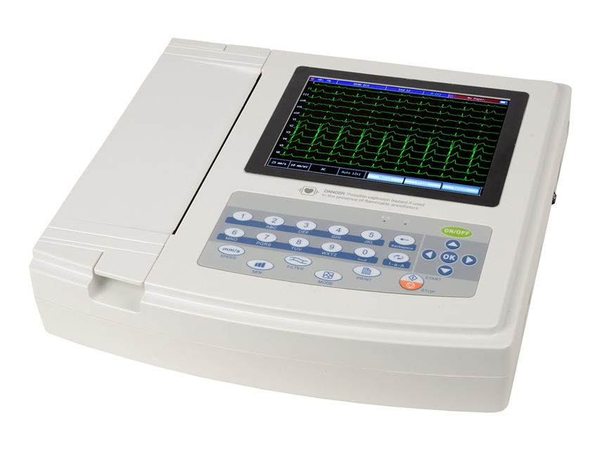 Kardiogrāfi, Ekg - 12 kanāli ar monitoru