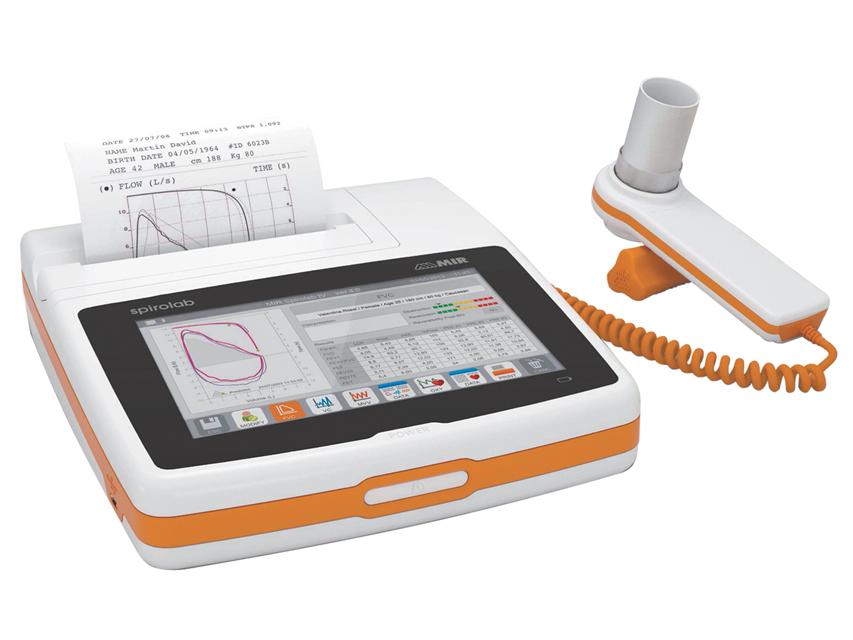 Spirometrija, 2 SPIROLAB COLOUR SPIROMETER with 7 touchscreen. printer and software