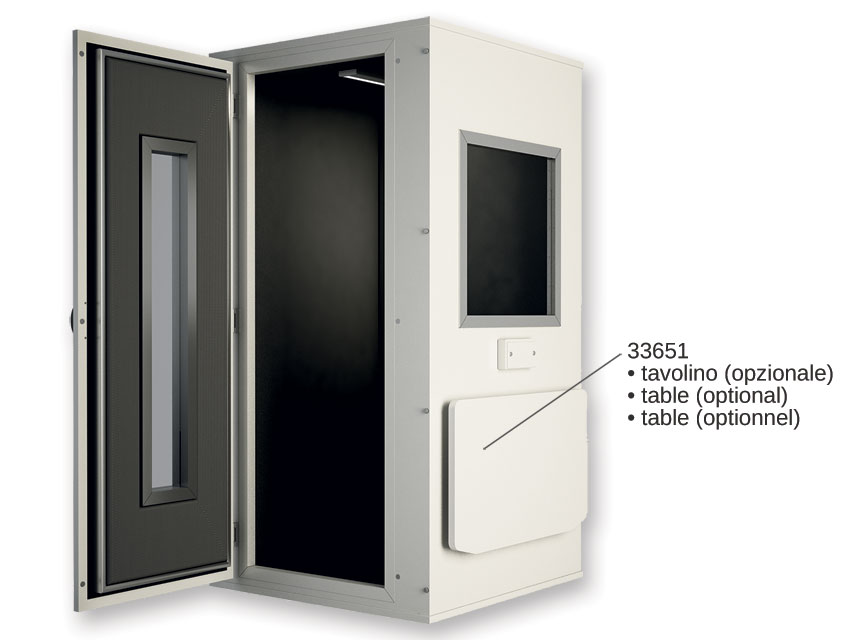 AUDIOMETRISKĀ KABĪNE Pro 28 96x96x197 cm, PRO 28 Audiometriskā kabīne 96x96x197 cm