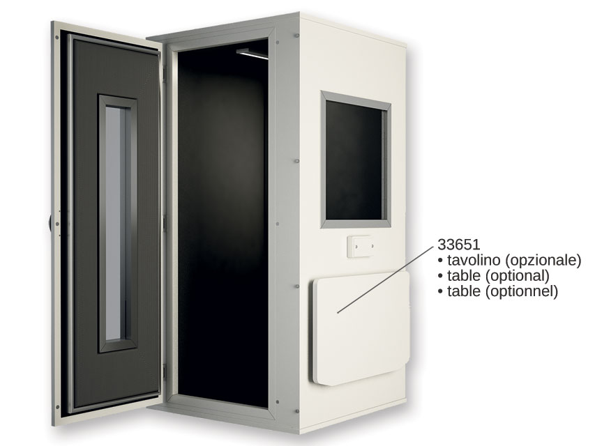 Audiometers, Pro 28 AUDIOMETRISKĀ KABĪNE 96x96x197 cm