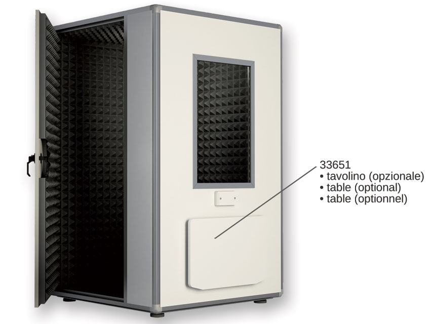 AUDIOMETRISKĀ KABĪNE Pro 28 96x96x197 cm, PRO 30 Audiometriskā kabīne 132x132x242 cm