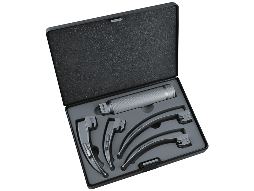 Laringoskopa komplekti, 8 LARYNGOSCOPE SET 4 MC INT. BL. 1-2-3-4 - adult