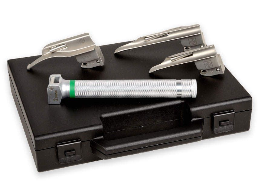 Gima GREEN PAEDIATRIC SET 3 BLADES MILLER 0-1. MC-INT.0