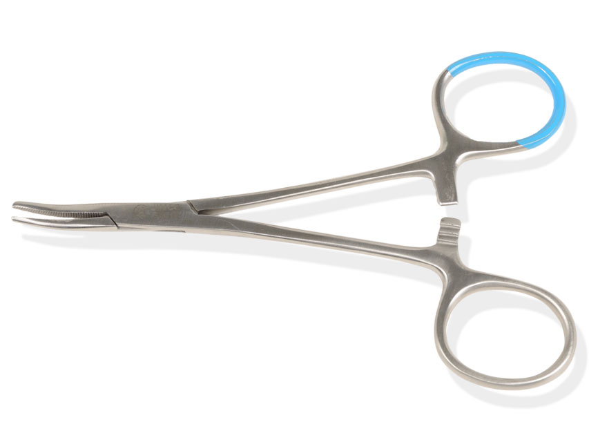Spailes, Hemostatiskā spailes-izliekta-sterila-12.5 cm N25