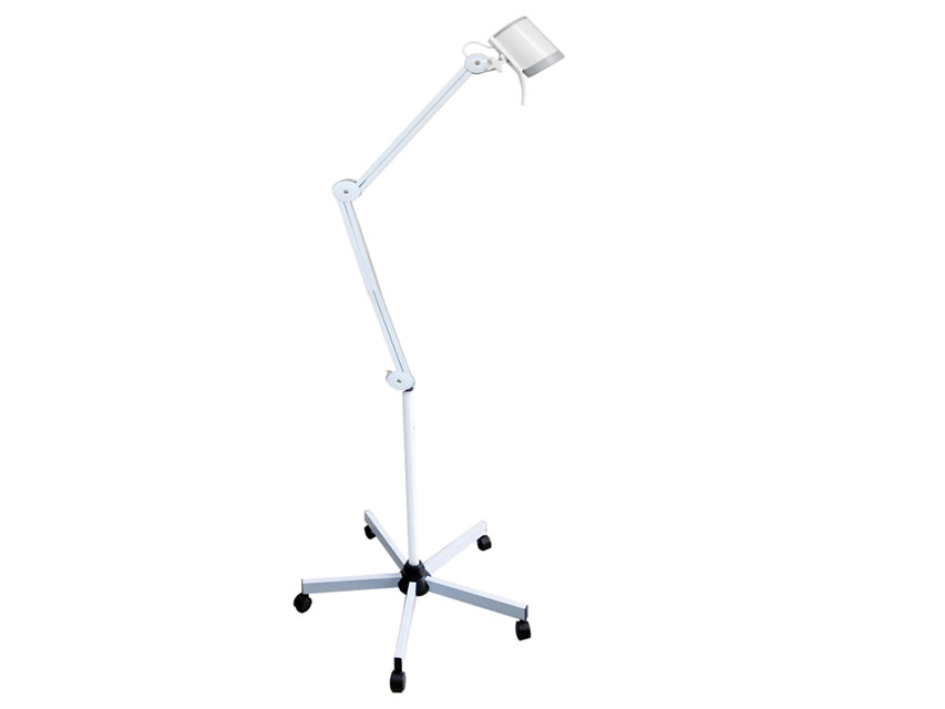 Ar palielinājumu, Hyridia 7 LEDS LIGHT with metal spring arm - trolley