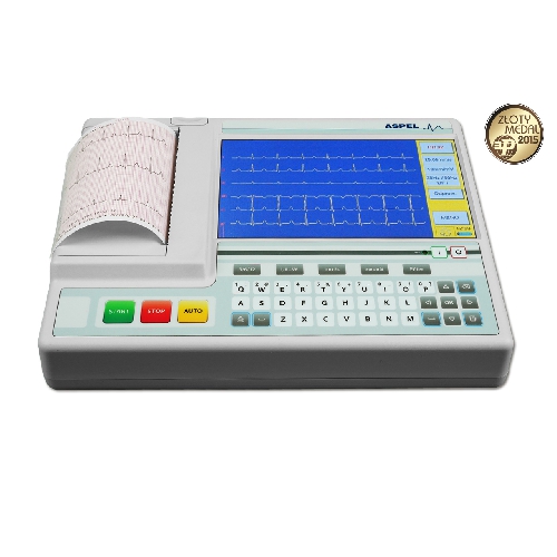 Elektrokardiogrāfi 6-12 kan, Elektrokardiogrāfs ASPEL GREY ECG v.07.305