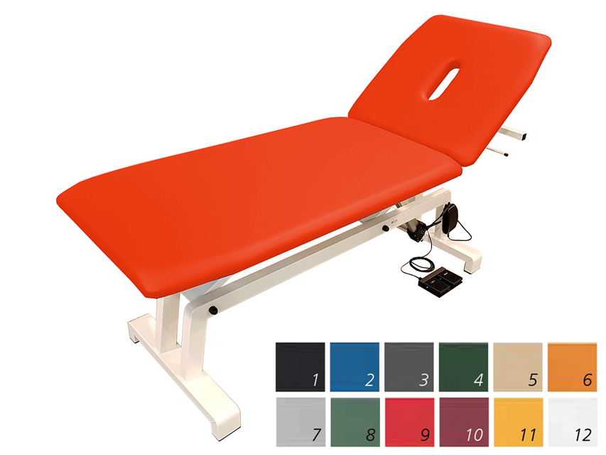 004Electric HEIGHT ADJUSTABLE TREATMENT TABLE - colour on request