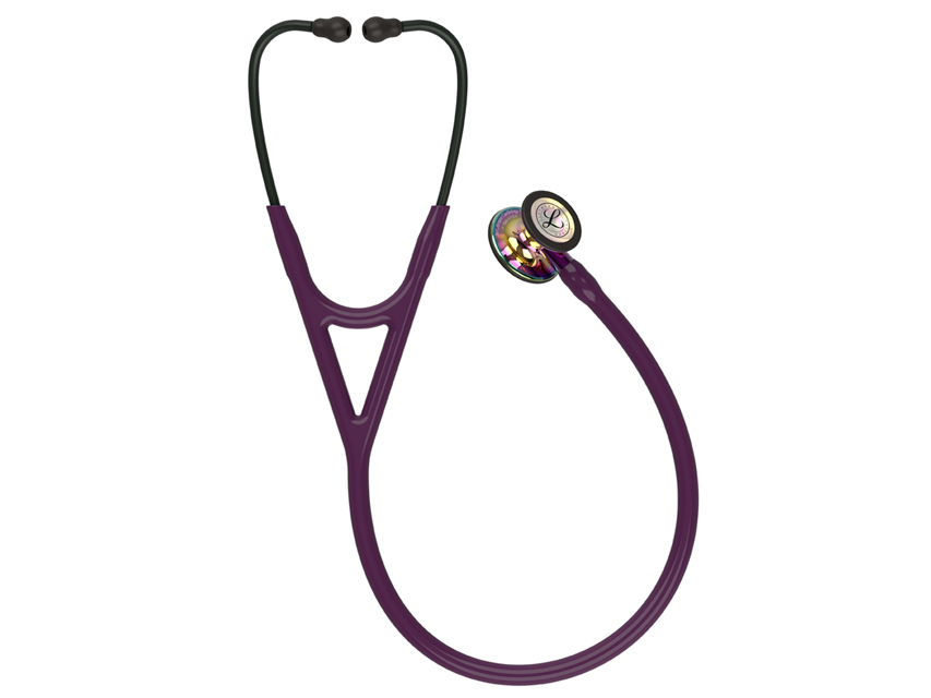LITTMANN® CARDIOLOGY, 5 LITTMANN CARDIOLOGY IV - 6239 - plum - high polish rainbow finish - violet stem
