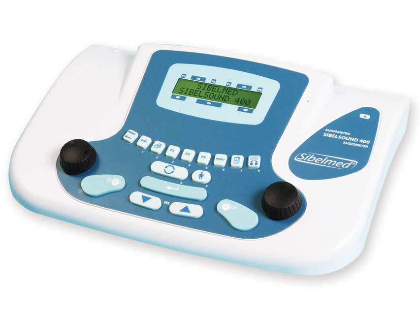 Audiometerija, SIBELSOUND 400-AOM AUDIOMETER - air plus bone plus masking