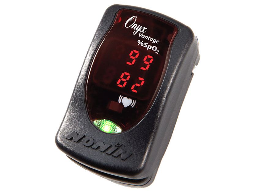 018Nonin ONYX VANTAGE PULSE OXIMETER - 9590 - black