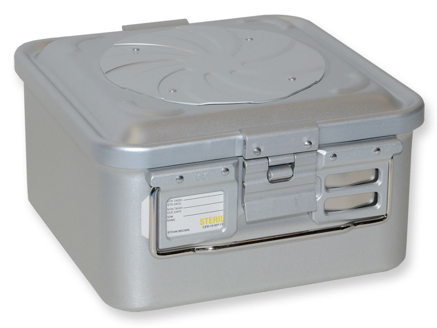 CONTAINER WITH VALVE small, CONTAINER WITH VALVE small h 150 mm - grey
