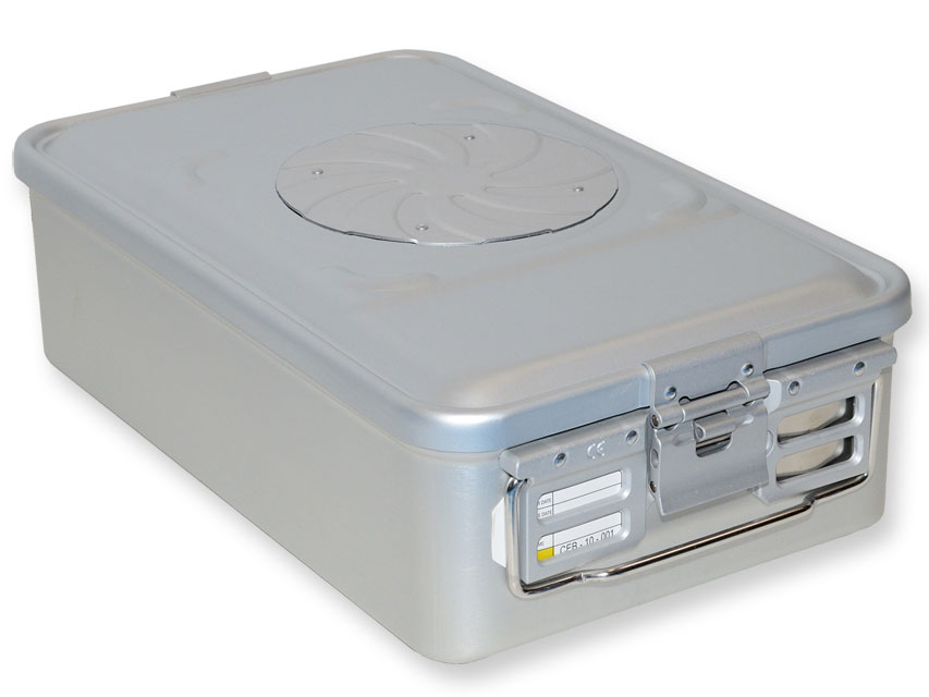 CONTAINER WITH VALVE medium - grey (1 тов.), CONTAINER WITH VALVE medium h 135 mm - grey