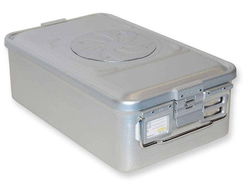 CONTAINER WITH VALVE medium - grey (1 тов.), CONTAINER WITH VALVE medium h 150 mm - grey