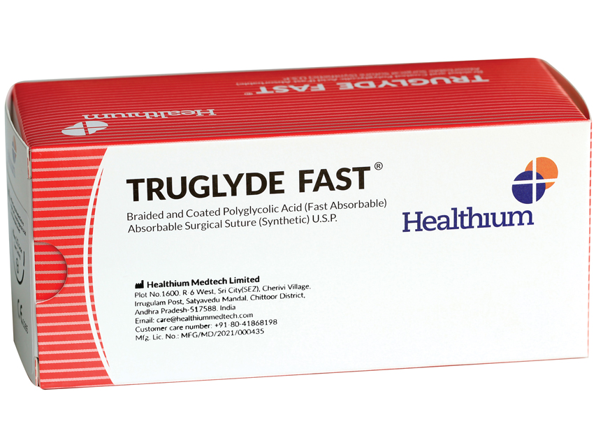 Ķirurģiskais diegs/truglyde/ātri absorbējama, Ķirurģiskais diegs/truglyde/ātri absorbējama 1 aplis ,1/2 adata 40mm-90cm/ne krāsots N12