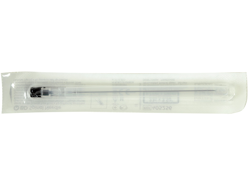 Mugurkaula anestēzijas adatas, BD QUINCKE POINT adatas 22G - 0,7x90 mm melnas N25