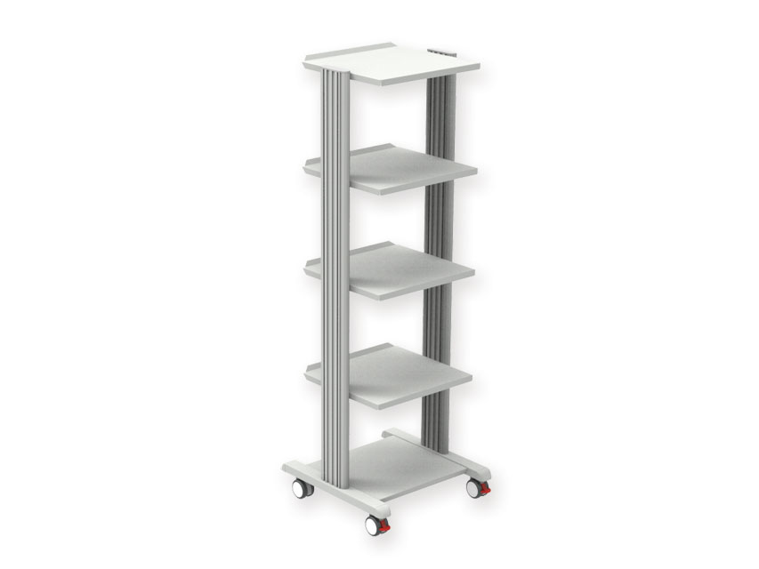 8 SMART CART, SMART CART 4 plaukti 40x36 cm and pamatne N1