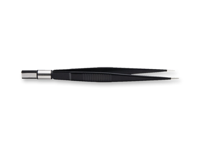Eu non-stick straight forceps, ES NELIPOŠĀ TAISNĀ PINCETE 15 cm - 1 mm point N1