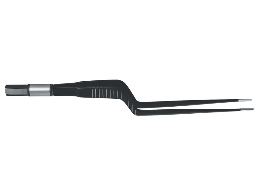 EU NON-STICK BAYONET FORCEPS, ES NELIPOŠĀ BIOPOLĀRĀ PINCETE 18 cm - 1 mm N1