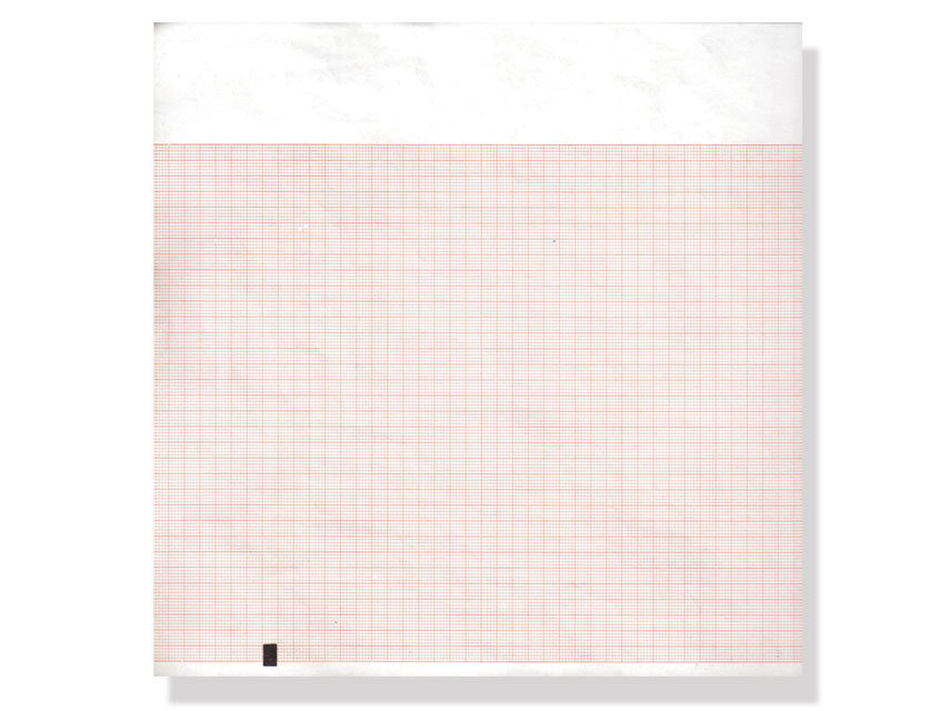 Ekg papīrs loksnēs, EKG termopapīrs 210x300 mm x250s - oranžs režģis N1