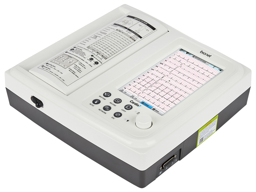 Kardiogrāfi, P10 NEW CARDIO 7 ECG 12 kanālu ar skārienjūtīgu ekrānu