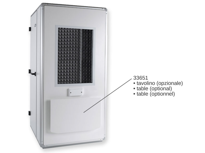 Audiometriska kabĪne, PRO 30 audiometriskā kabīne 107x107x242 cm