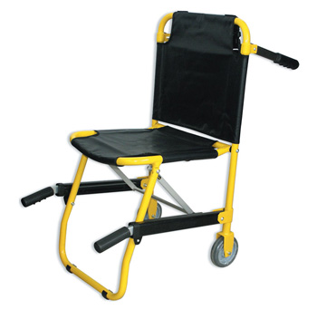 019Saliekamais krēsls, melns/dzeltens