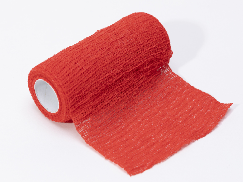 Pašlīpošā saite, Pašlīpoša saite, sarkana 4 m x 8 cm N10
