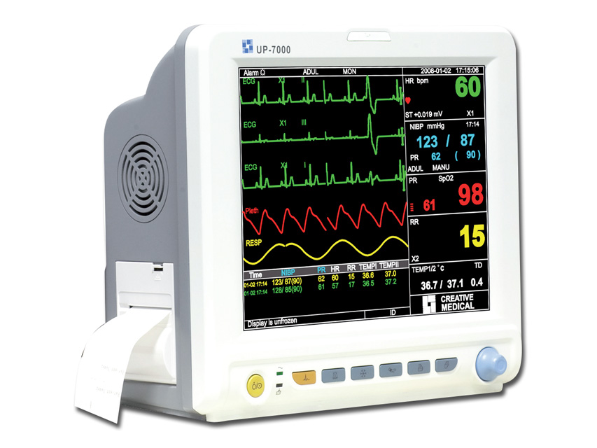 Pacientu monitorings, Up 7000 daudzparametru pacientu monitors