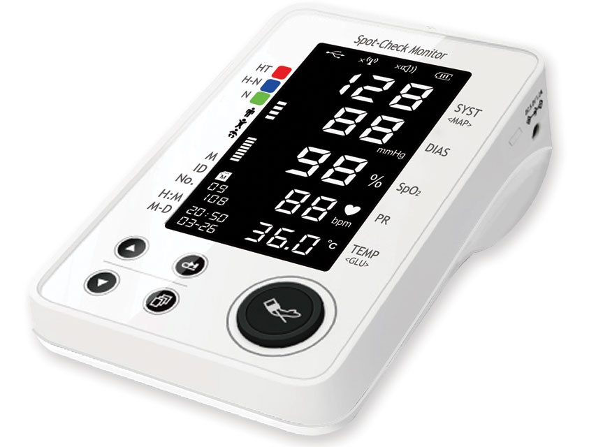 Pacientu monitorings, Pc-300 spot-check monitors spo2, nibp, temp, pr ar displeju
