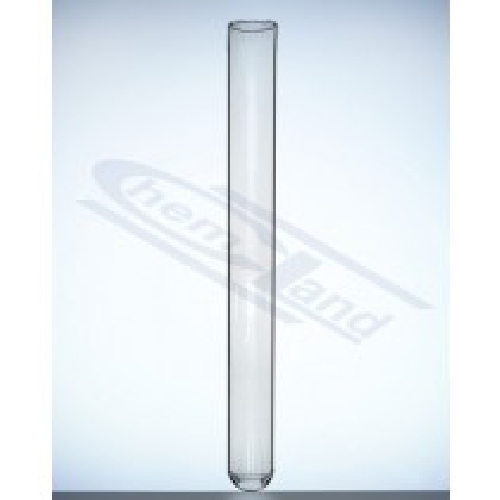 Mēģenes no stikla, Borosilikāta stikla mēģene bez maliņas, cilindriskā