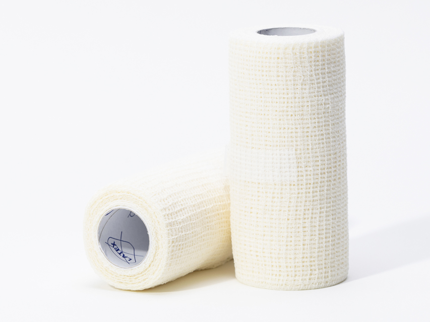 Dressing, medication (gauzes, plasters), ELASTIC COHESIVE BANDAGE 4 m x 10 cm - latex free
