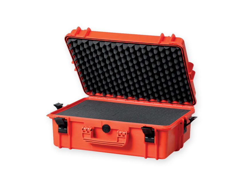 Plastmasas koferi, GIMA CASE 430 with internal foam - orange