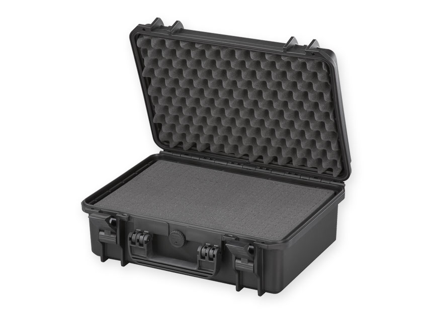 Plastmasas koferi, GIMA CASE 430 with internal foam - black