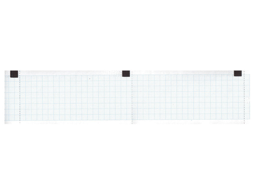 Thermic paper for ECG, ECG thermal paper 50x30 mm x m roll - blue grid