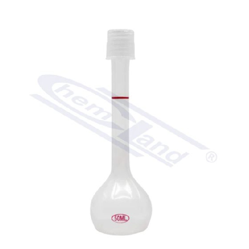 Mērkolba, PP, ar korķi, 50mL, B klase