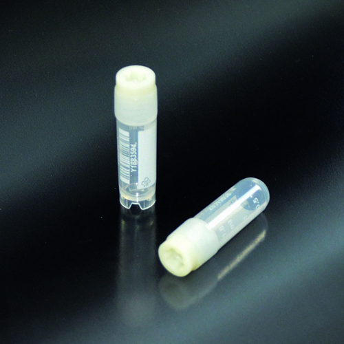 Kriogēnās, ārēji skrūvējamas, no polipropilēna 1,2ml, 2ml