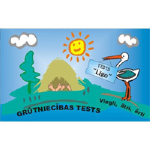 000Grūtniecības tests Līgo kartona iepakojumā