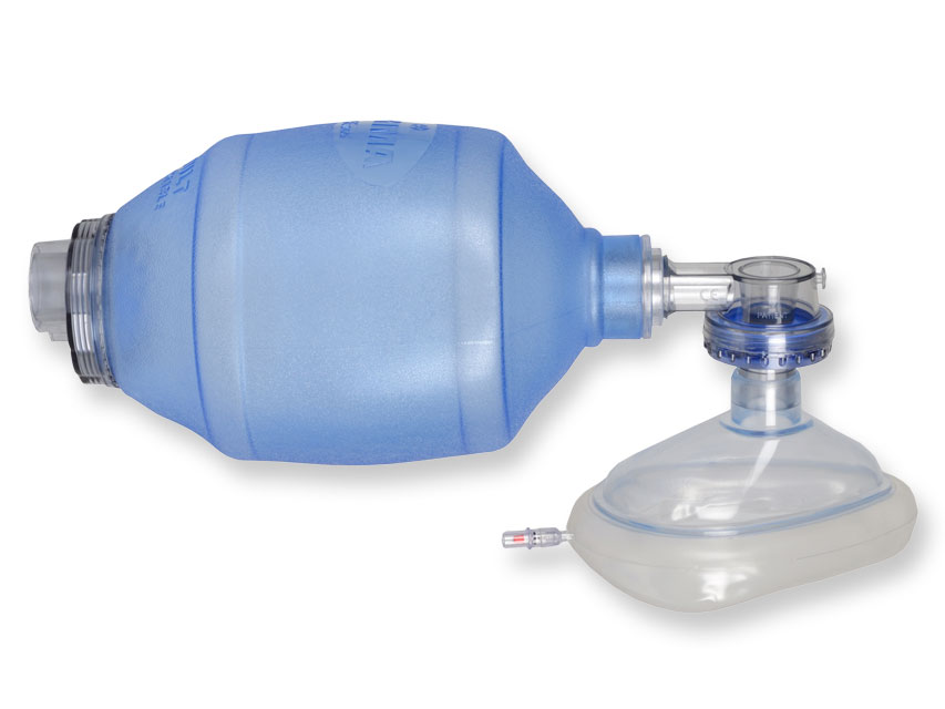 AMBU maiss vienreizlietojams, AMBU maiss, 1600ml, ar masku Nr.5, v/l