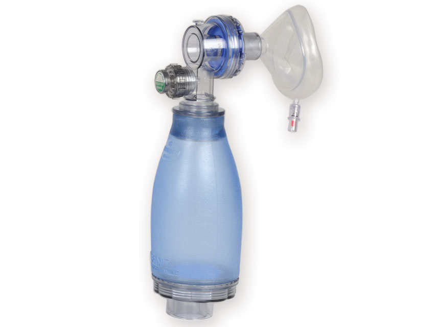 AMBU maiss autoklavējams, AMBU maiss (280 ml) ar masku Nr.1, autoklavējams