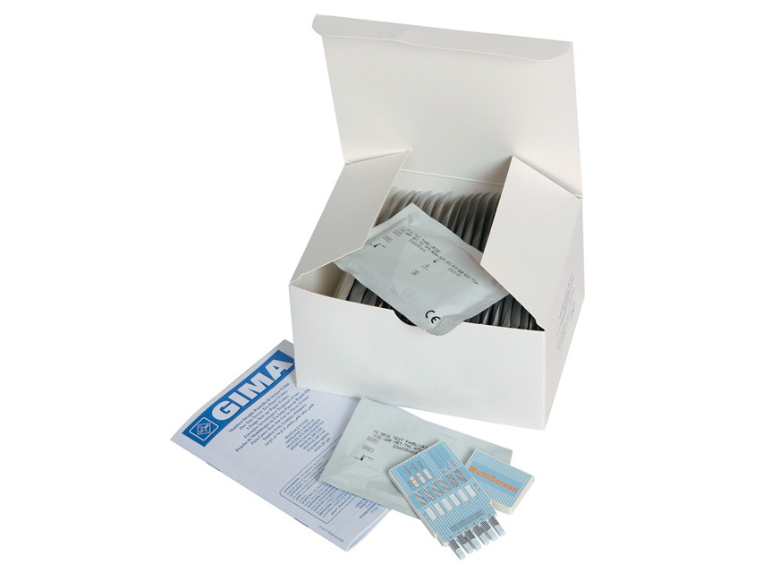 Multi drug panel tests - 12 drugs - urinebox of 25