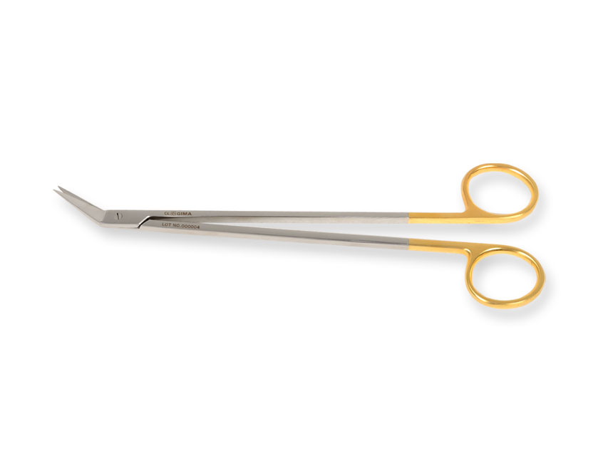 Gold debakey potts smith šķēres, gold debakey potts smith šķēres - 19 cm - leņķis 25