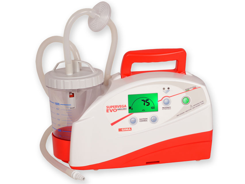 Supervega evo aspirators ar akumulatoru ātrajai palīdzībai