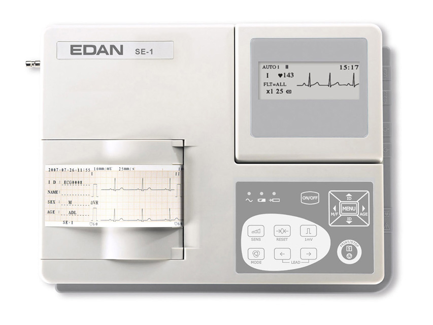 Kardiogrāfi, Smart ecg - 1 kanāls ar monitoru