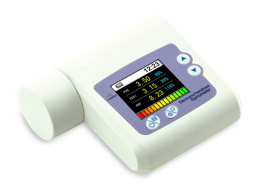 Spirometrija, Sp-10 kabatas izm. spirometrs