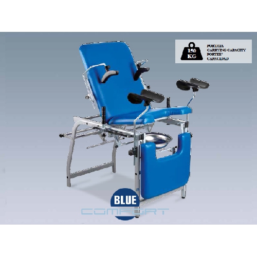 Mehāniski regulējami ginekoloģiskie krēsli, Blue comfort