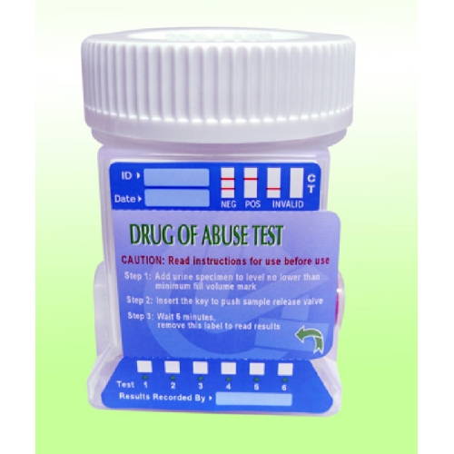 Imunohromatogrāfiskie testi (citi), Narkotisko vielu noteikšanas tests konteinerī